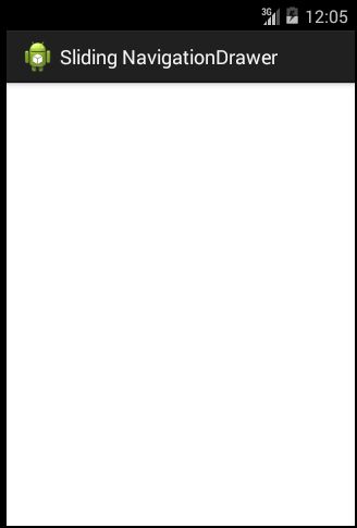 sliding navigationDrawer